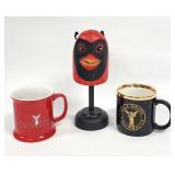 BALL STATE University Coffee Mugs Charlie Cardinal