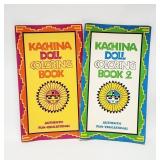 2) 1975 KACHINA Doll Coloring Books I & II - CLEAN