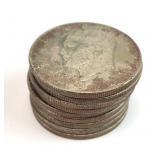 9 - 1971 IKE Eisenhower Dollar Coins