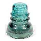 Vintage HEMINGRAY 40 Aqua Glass Insulator