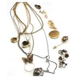 1/20 12K GOLD filled 13pc Jewelry Necklace + more