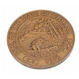 1966 Indiana Sesquicentennial Bronze Medal