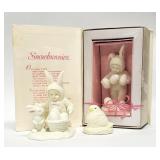 3pc Dept. 56 Snowbabies, Snowbunnies Figurines