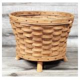 Vtg. 1984 Round Footed Longaberger Basket