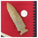 Native American Indian 4-7/8" Arrowhead