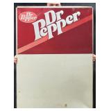 Vtg. Dr. Pepper Soda X Embossed SIGN