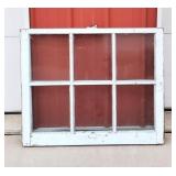 Vtg. 6 Pane Window / Repurpose Picture Frame