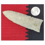 Native American Indian 4-3/8" Clovis Arrowhead
