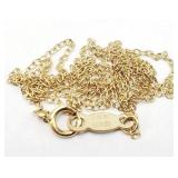 14K GOLD Chain Necklace as-is 0.59 grams