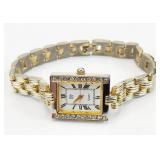EJ Quartz Diamond Crystal Ladies Wrist Watch