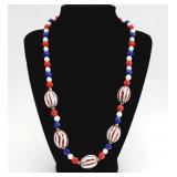 20" Chevron Bead Necklace