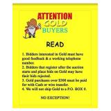 GOLD BUYERS - MUST READ