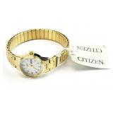 Vtg. NIB Citizen Quartz Gold Tone Men