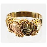 10K Black Hills GOLD, Size 10.5 RING, 4.28 grams