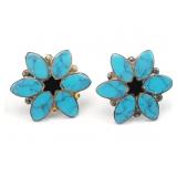 Artist JA Taxco Mexico Sterling Silver Earrings