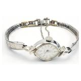 Vtg. CARAVELLE 17 Jewel 10K RGP Ladies Wrist Watch
