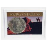 1921 MORGAN Silver Dollar, $1 Coin HE Harris & Co