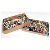 80+pc Christmas Village Accessories Lot