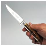 Rostfrei Stag Handle Multi Blade Sportsman Knife