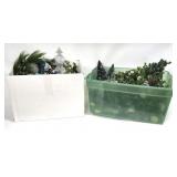 40+pc Christmas Village Accessories Trees