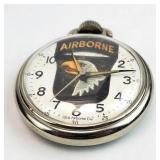 Vtg. U.S. ARMY 101st Airborne Eagle Pocket Watch