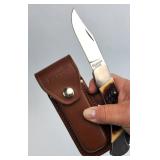 Chunky SHARP Single Lock Blade Pocket Knife
