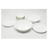 Vtg. Winter Frost White Corning Ware + 9pc total