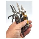 5) Imperial Folding Blade Pocket Knives as-is