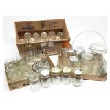 Kitchen Glassware, Canning Jars, Canisters +