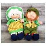 Vtg. KAMAR St. Patrick's McGregor Leprechaun Dolls