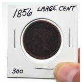 1856 Large .01 One Cent, Penny Coin #2