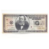 2008D $1,000,000 Dollar Faux Bill