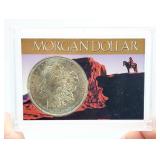 1921D MORGAN Silver Dollar, $1 Coin HE Harris & Co