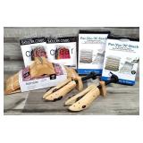 7pc Hangers, Shoulder Covers, Shoe Stretchers +