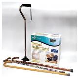 Medline Raised Toilet Seat, Walking Sticks, Canes