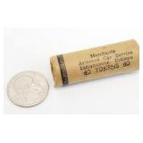 Vtg Indianapolis, Indiana 40 Token Roll, Merchants