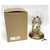 Vtg. SEIKO Schatz Dome Glass Anniversary Clock