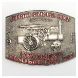 1989 Hoover's Richmond IN Steam Engine Belt Buckle