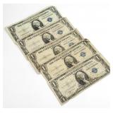 5) 1935C, E, $1 Dollar Silver Certificates