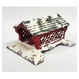 Vtg. BYRON Molds Ceramic Christmas Village Bridge