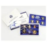 2003 US Mint Proof Set, 50 State Quarter Set