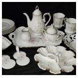 Vtg 21pc Winrose Collection China Tea Set