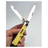 Case XX 3254CS Yellow Trapper 2 Blade Pocket Knife