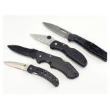 4) Modern Lock Blade Pocket Knives Frost, Rostfrei