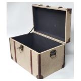 Small Modern Canvas Storage Trunk, Case