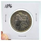 1896 MORGAN Silver Dollar, $1 Coin