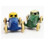 2) Vtg. C.A.W. Die-Cast Midget Racer Toy Cars