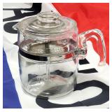 Rare Clear Glass PYREX Coffee Pot