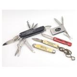 5) Folding Blade Advertising Pocket Knives
