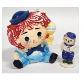 Vtg Relpo, Bobbs Merrill Raggedy Ann, Andy Planter